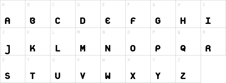 Uppercase characters