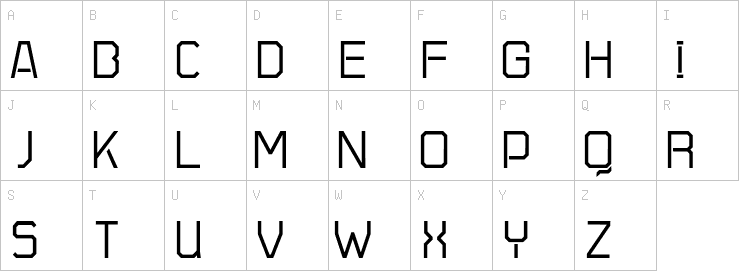 Uppercase characters