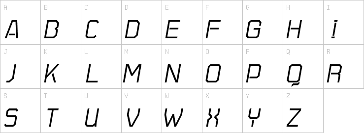Uppercase characters