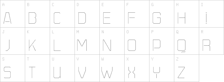 Uppercase characters
