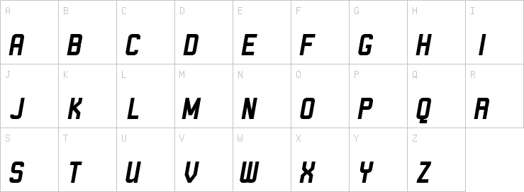 Uppercase characters