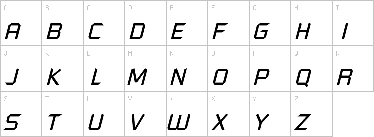 Uppercase characters