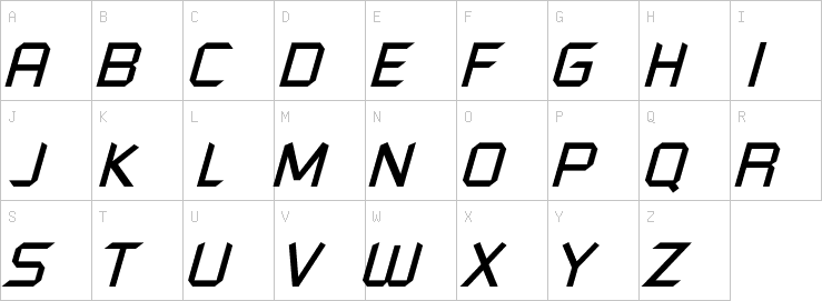 Uppercase characters