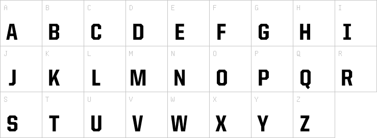 Uppercase characters