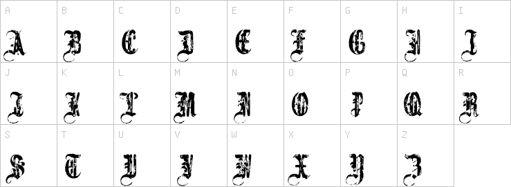 Uppercase characters