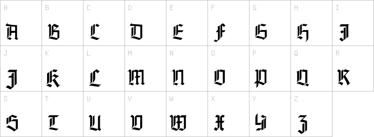 Uppercase characters