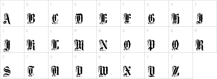 Uppercase characters