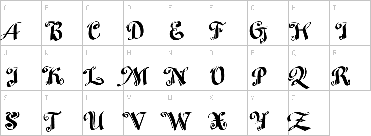 Uppercase characters