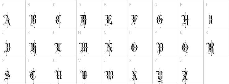 Uppercase characters