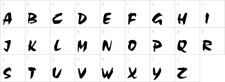 Uppercase characters