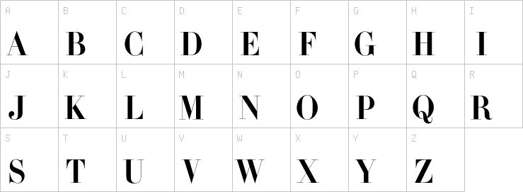 Uppercase characters