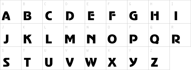 Uppercase characters