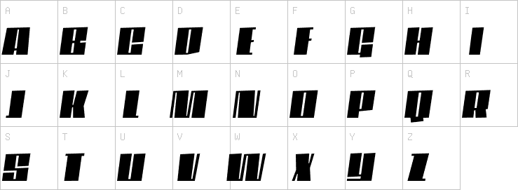 Uppercase characters