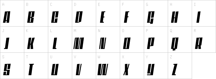 Uppercase characters