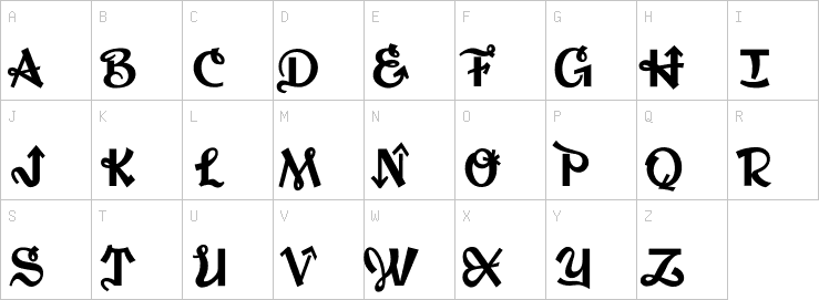 Uppercase characters