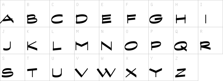 Uppercase characters