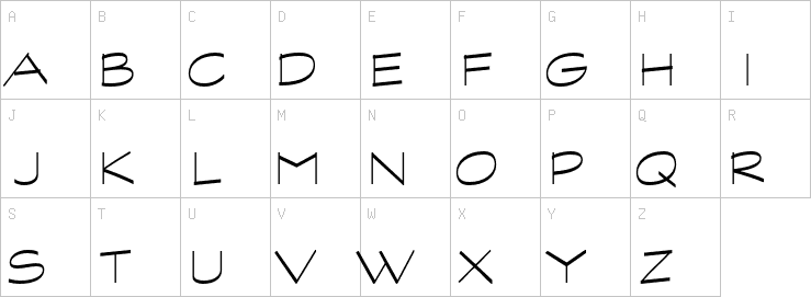 Uppercase characters