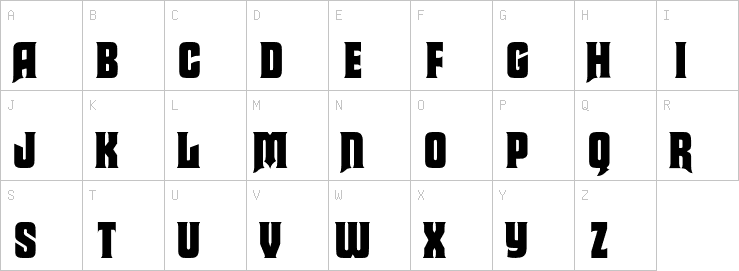 Uppercase characters