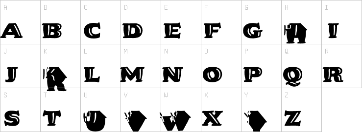 Uppercase characters