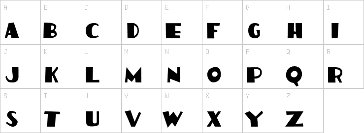 Uppercase characters