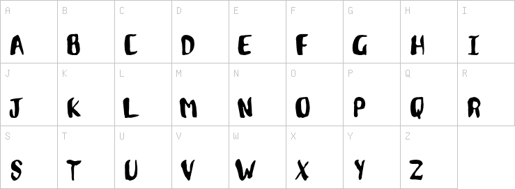 Uppercase characters