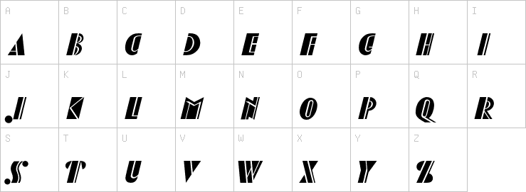 Uppercase characters