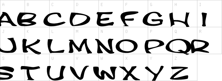 Uppercase characters