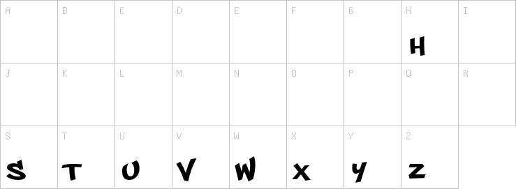Uppercase characters
