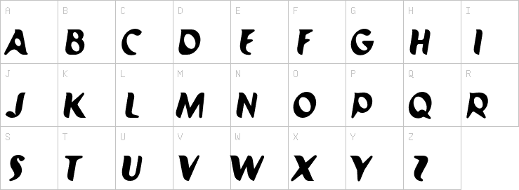 Uppercase characters