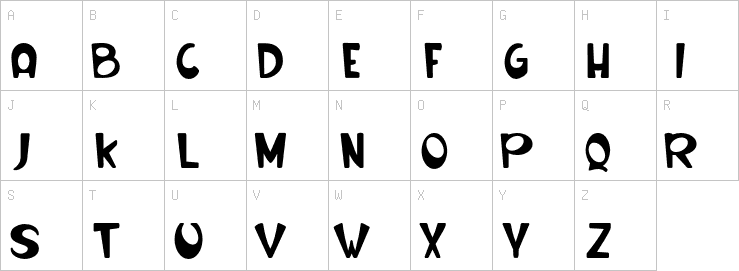Uppercase characters