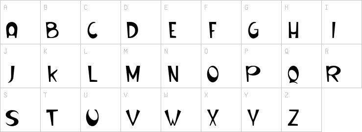 Uppercase characters