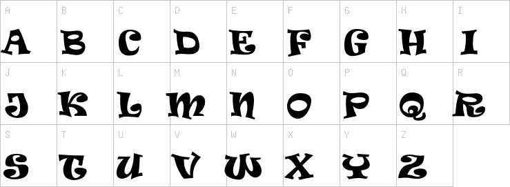 Uppercase characters