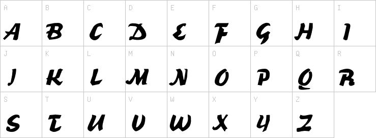 Uppercase characters