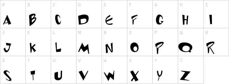 Uppercase characters