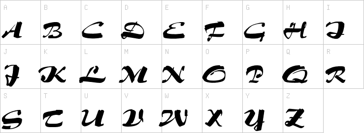 Uppercase characters
