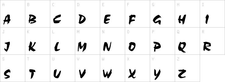 Uppercase characters
