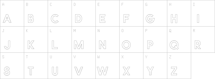 Uppercase characters