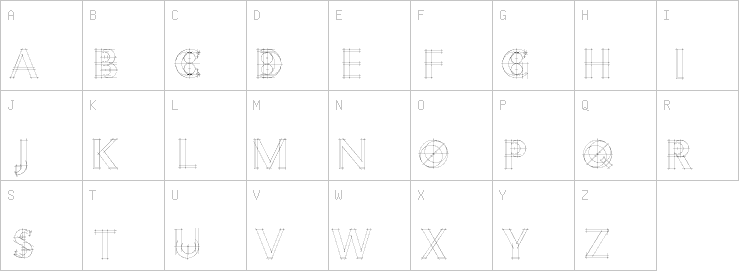 Uppercase characters