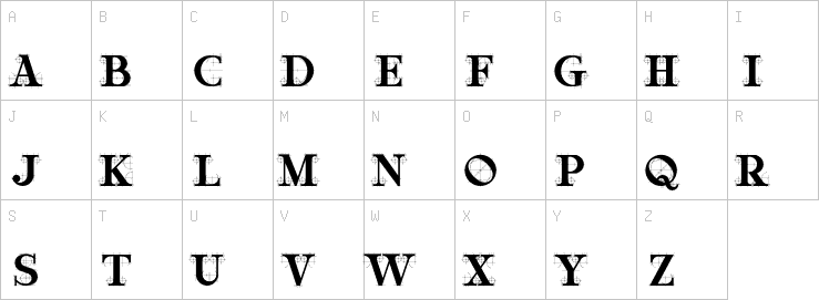 Uppercase characters