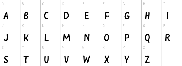 Uppercase characters