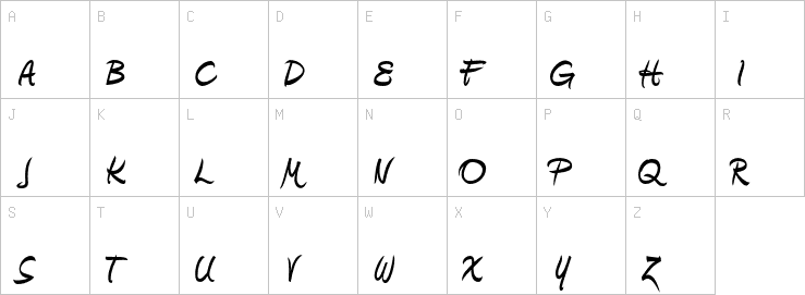 Uppercase characters