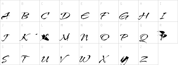 Uppercase characters