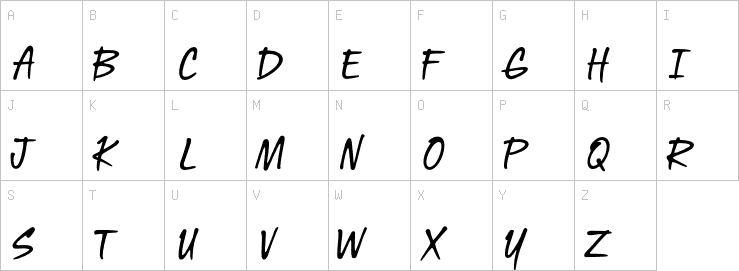 Uppercase characters