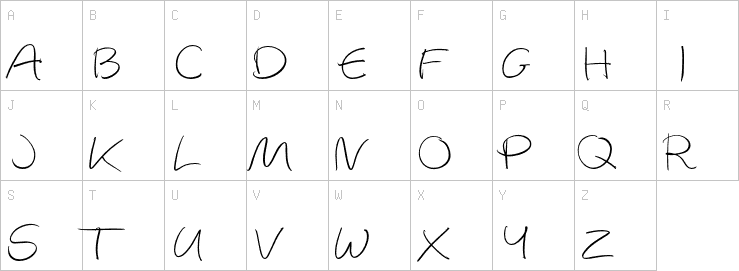Uppercase characters