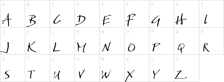 Uppercase characters