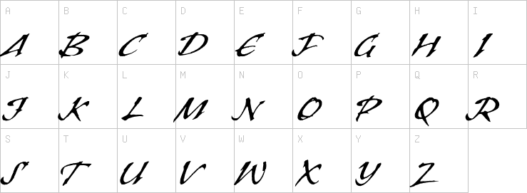 Uppercase characters