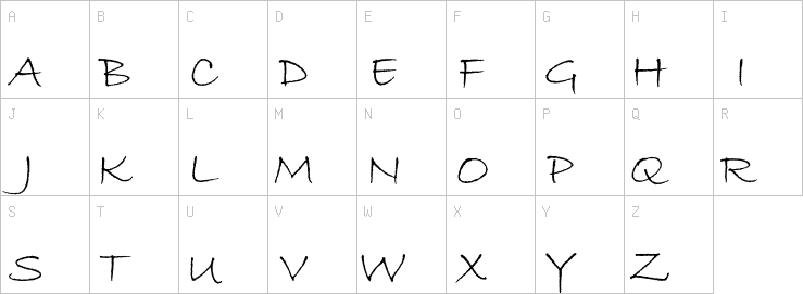 Uppercase characters