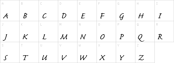 Uppercase characters