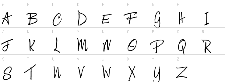 Uppercase characters
