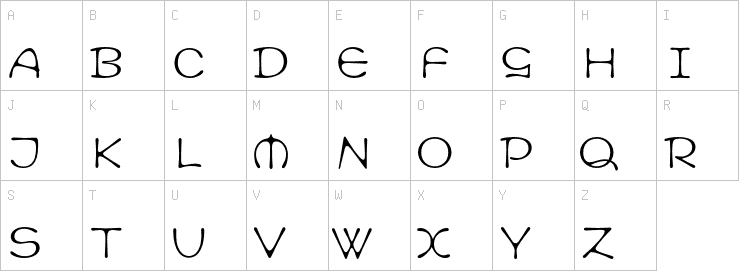 Uppercase characters